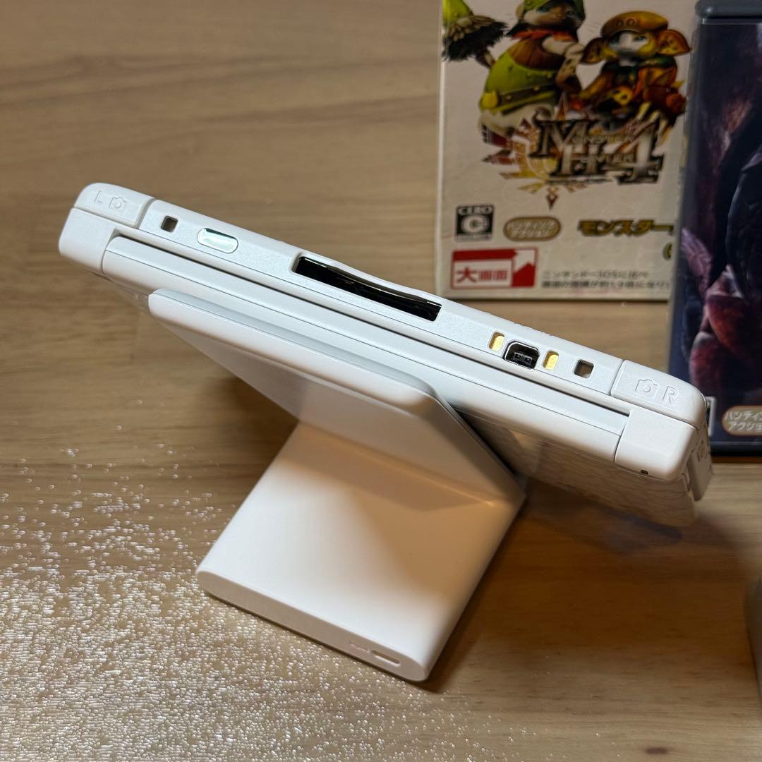5-267【美品】ニンテンドー3DS LL アイルーホワイト 箱付き