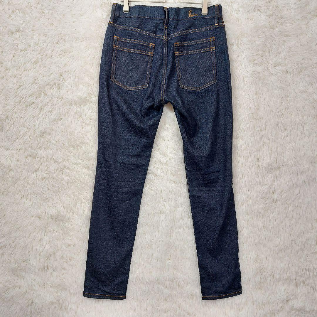 美品★ロワン　loin.　スリムデニムパンツ　井川遥　3 インディゴ　ストレッチ