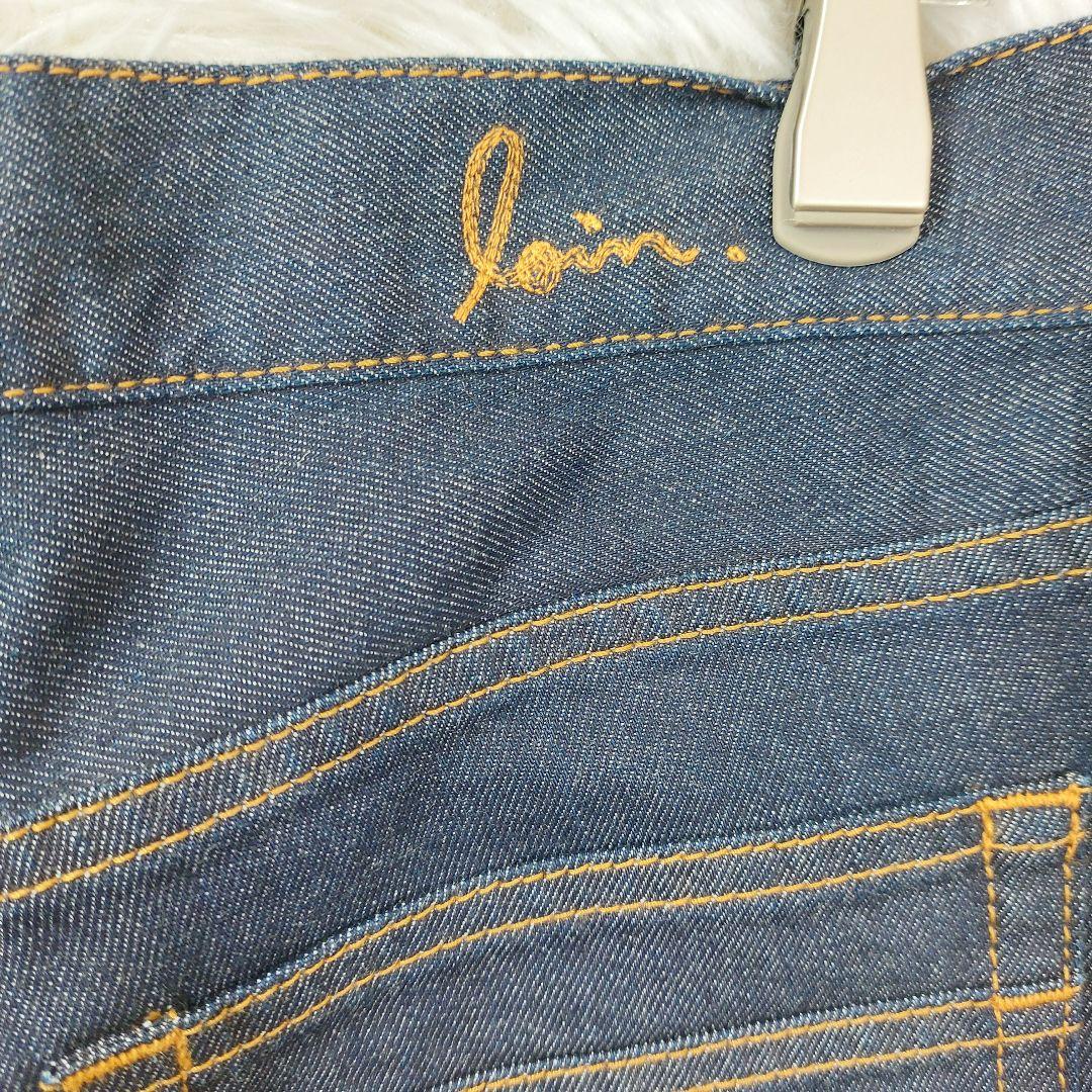 美品★ロワン　loin.　スリムデニムパンツ　井川遥　3 インディゴ　ストレッチ