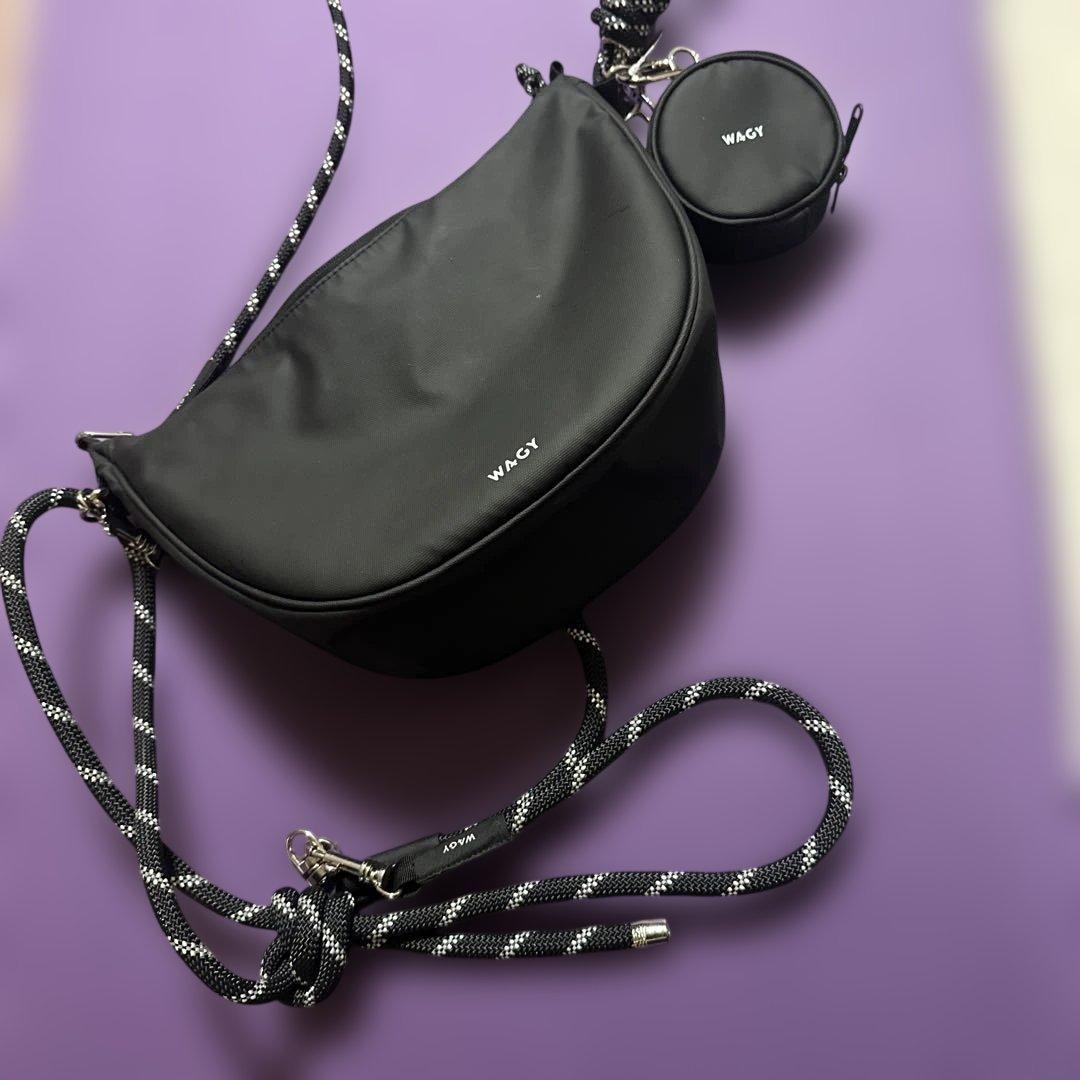 ペットリード・バックポーチ付きWAGY SHOULDER LEAD BAG