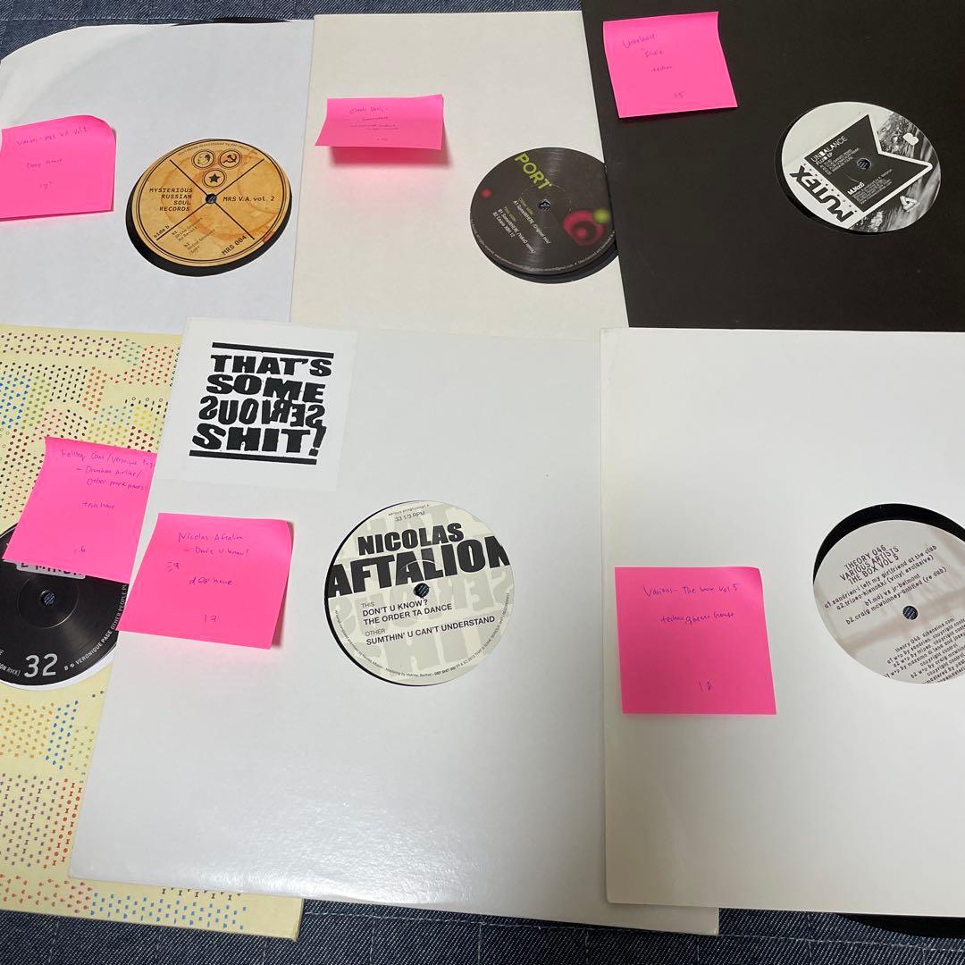 Tech house中心未使用レコード30枚 E