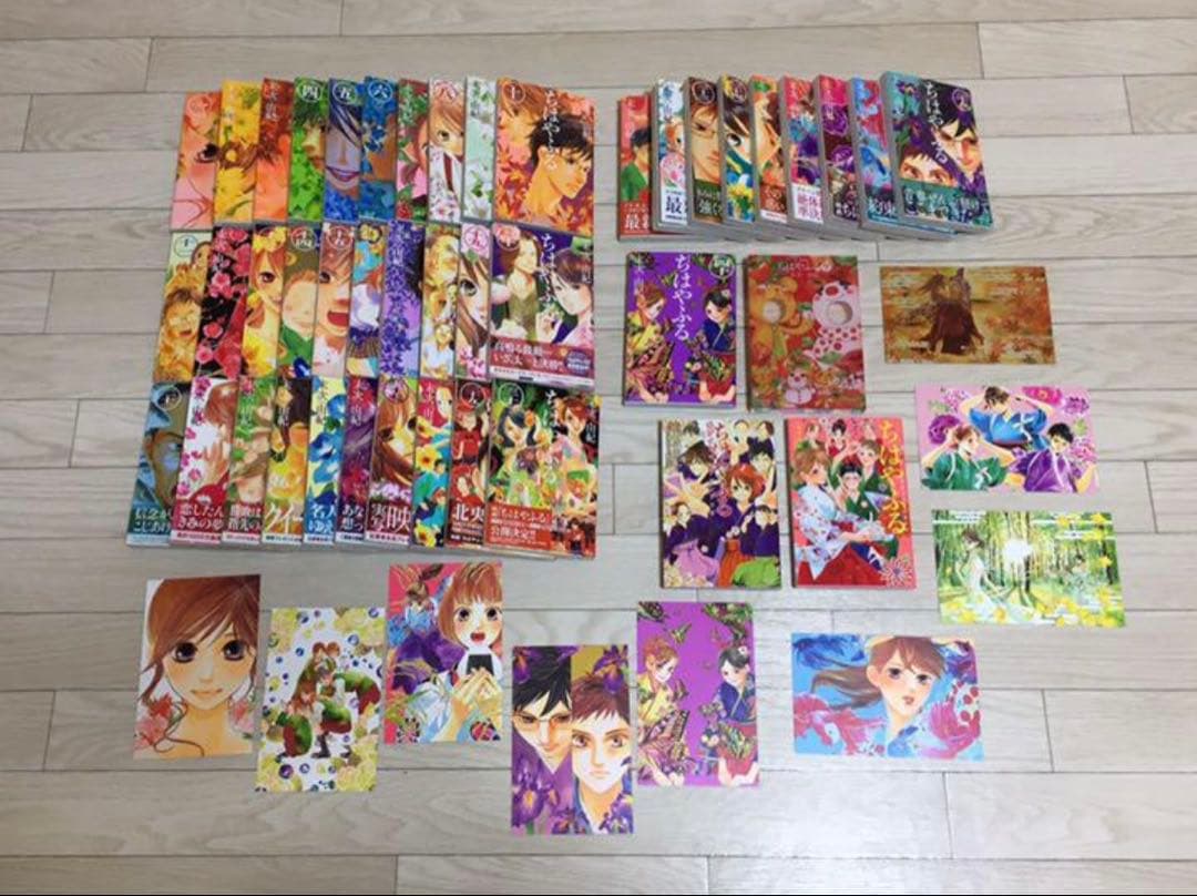 ちはやふる1巻~40巻（40巻特装版ポストカード付き）＋オフィシャルファンブック