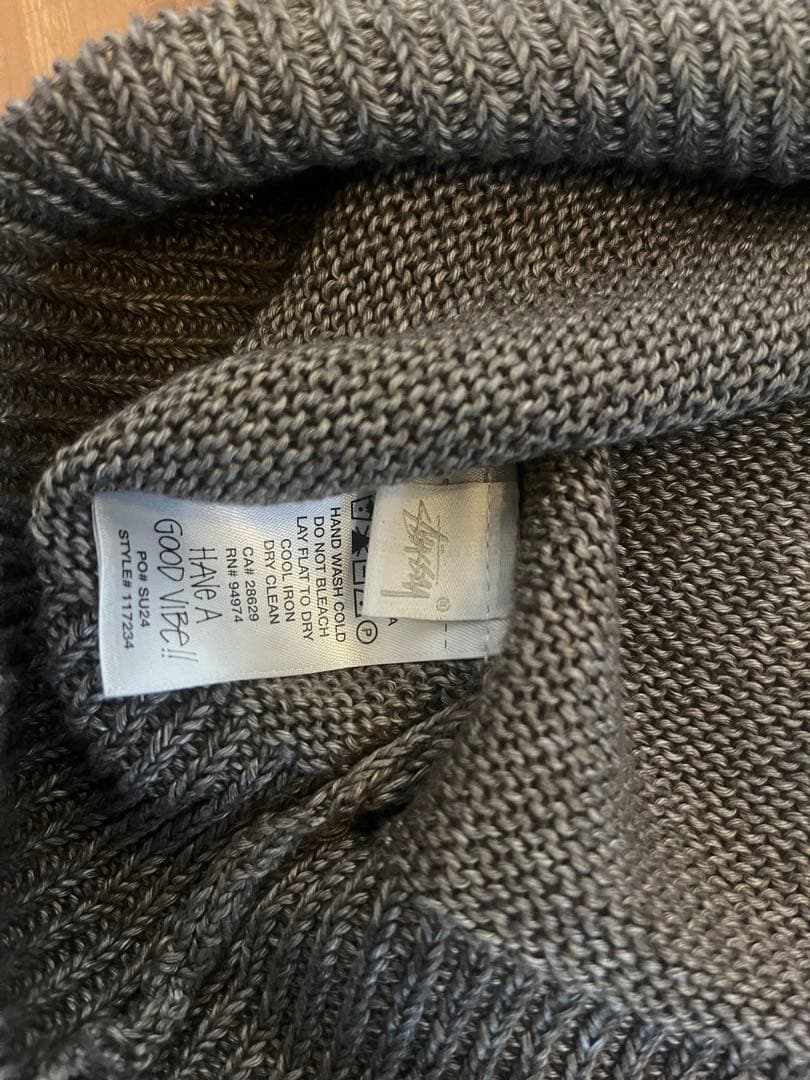 【STUSSY SU24】ステューシー Loose Knit Linen ベスト
