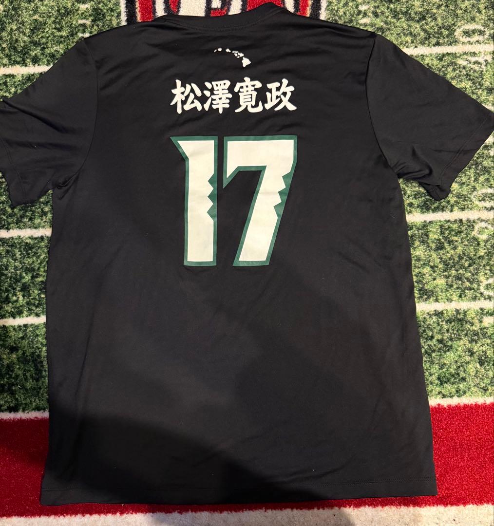 ハワイ大学　松澤寛政17 Dri-FITシャツ　L