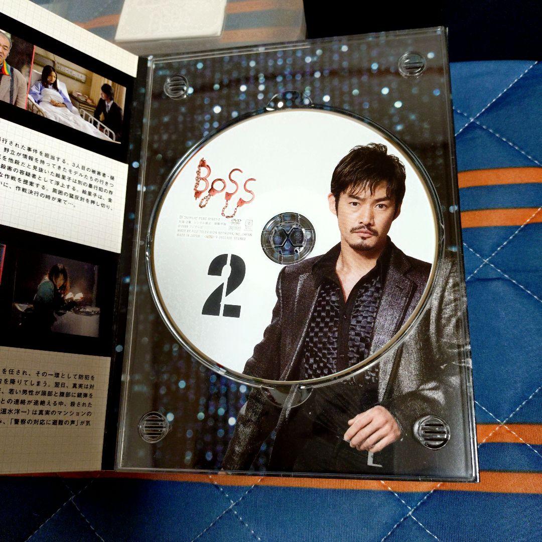 BOSS　Season1 DVD7枚組BOX　手錠キーホルダー付き　フジテレビ
