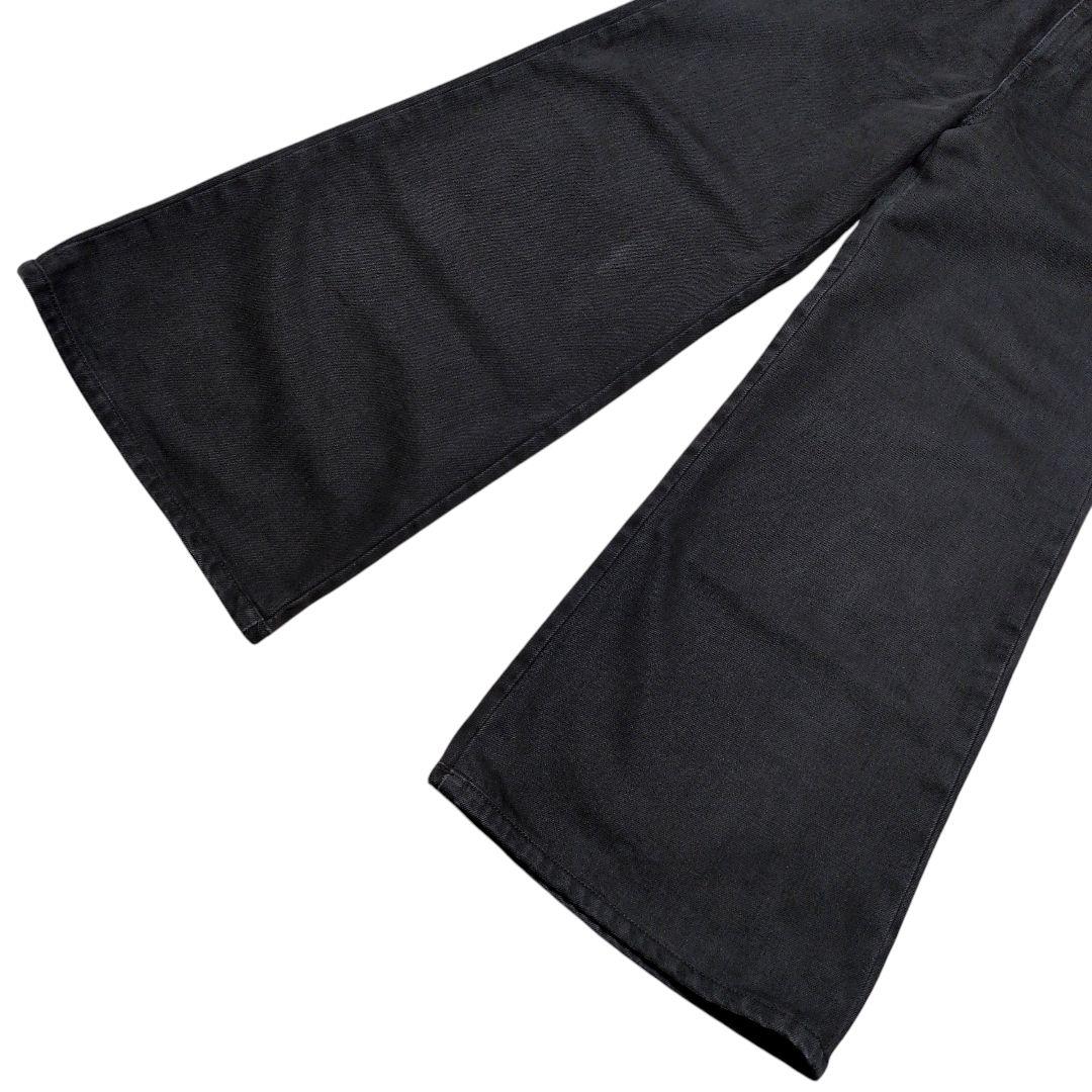 美品 DIESEL 1978 D-AKEMI ブラックフレアデニムパンツ