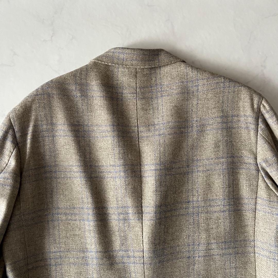 ほぼ未使用 Kiton キートン カシミヤ100% テーラードジャケット 48
