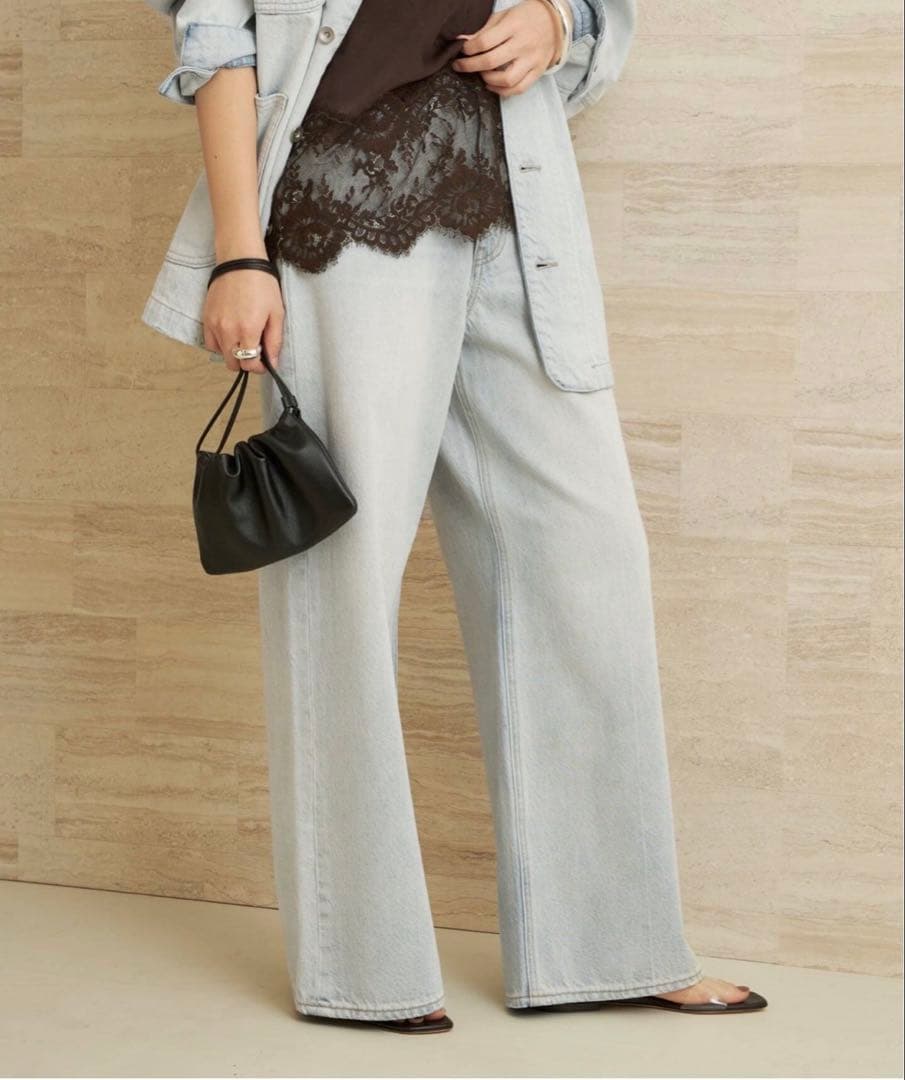 Plage bleach soft デニムパンツ