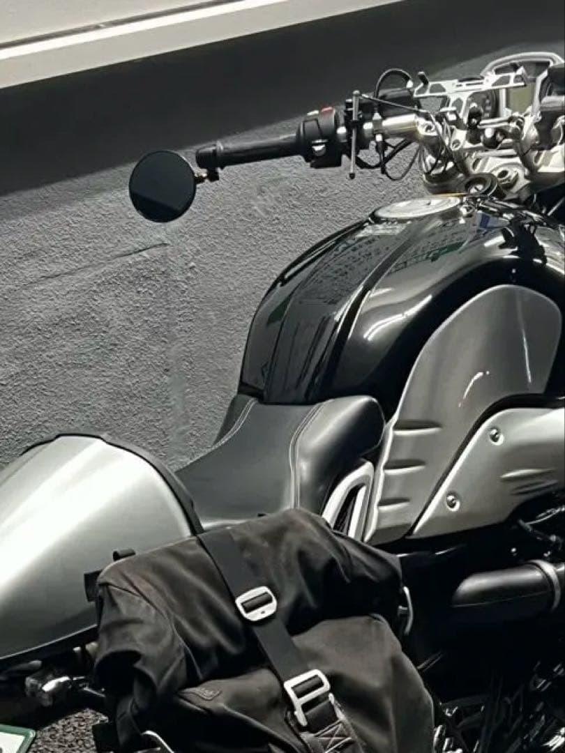 リゾマ バーエンドミラー Spy-R BS294ネジ径M6 カフェレーサーに！