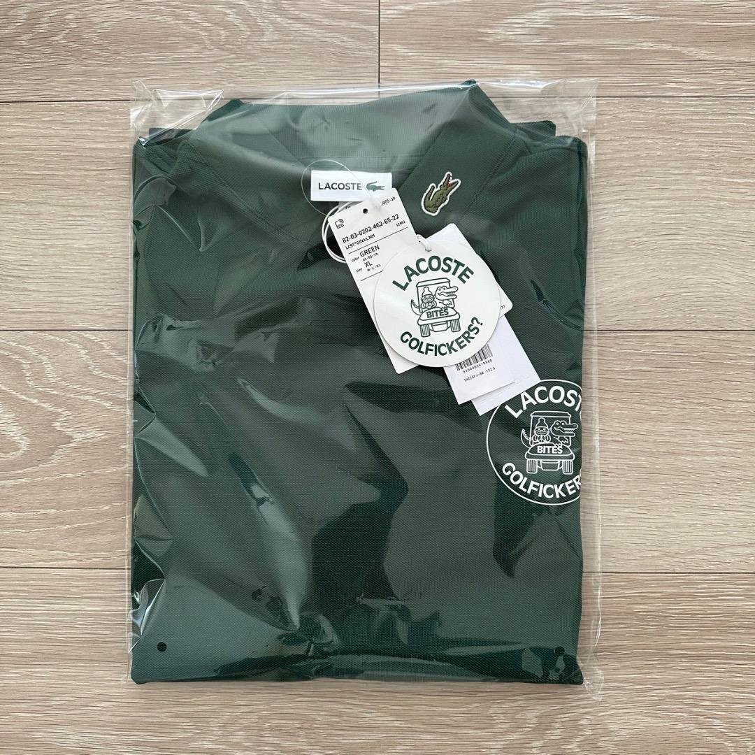 LACOSTE × Golfickers / モックネック -グリーン・XL-