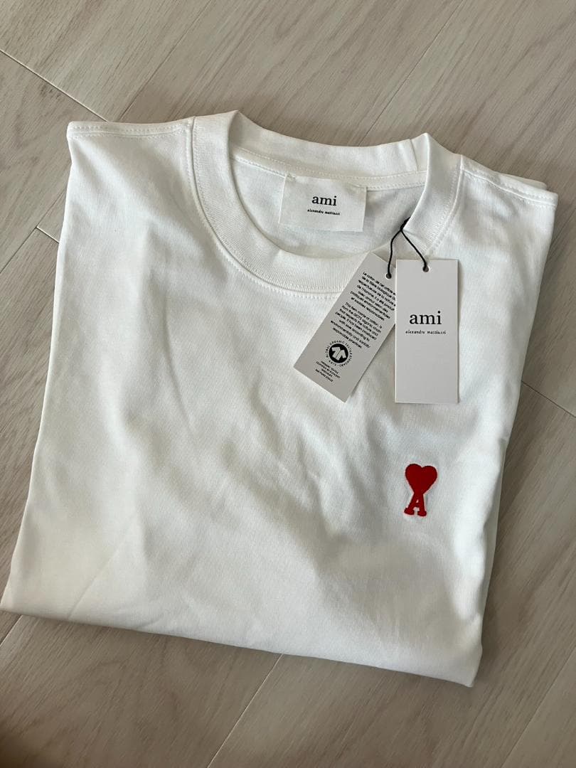新品アミパリス(AmiParis)　ロングTシャツ　Sサイズ　白