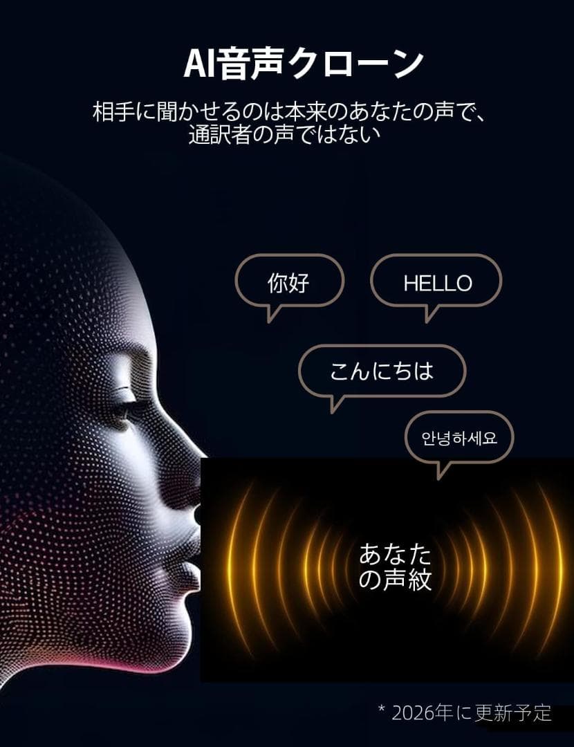 Timekettle W4 AI通訳イヤフォン