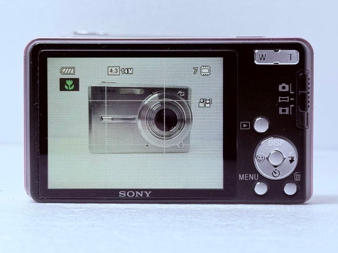 SONY Cyber-shot DSC-W350 ピンク 動作確認済 コンデジ