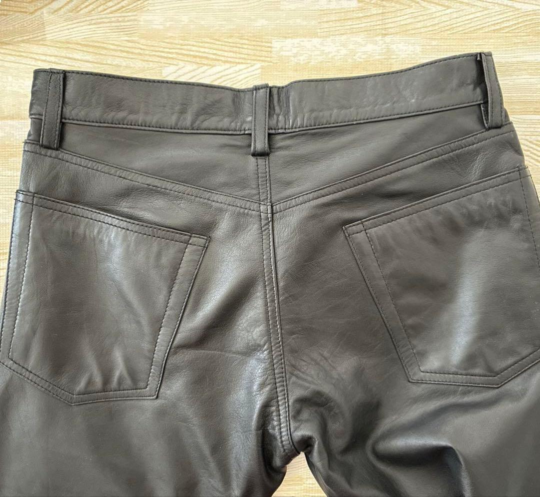 【専用】美品⭐️COMME CA DU MODE MEN ブラック革レザー パンツ