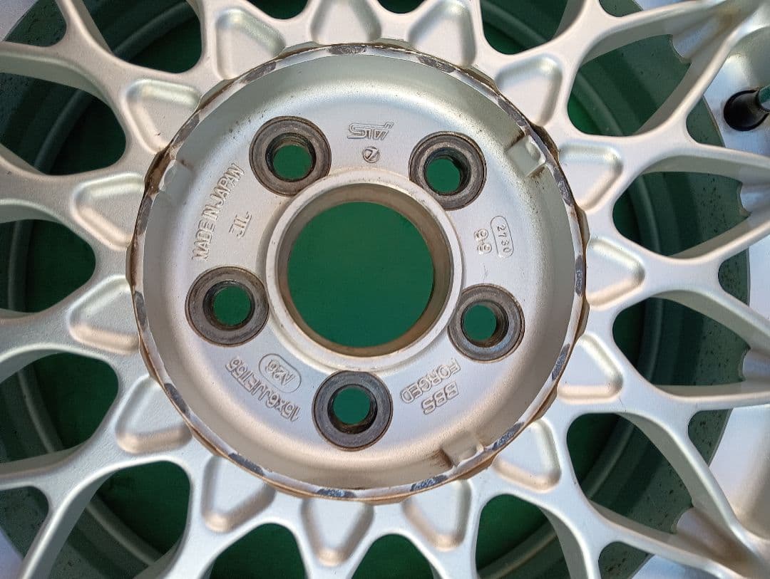 最終値引　BBS 15インチ メッシュホイール 4本セット 美品　100 ５穴