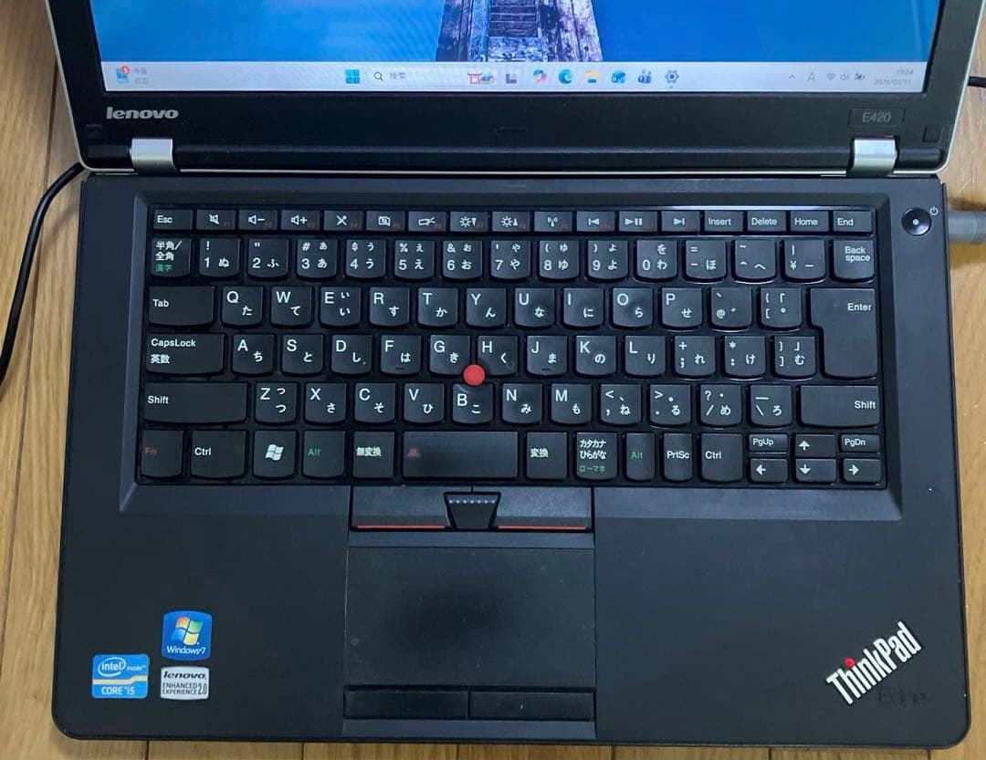レノボ E420 i5 メモリ8GB SSD128GB ACアダプタ付属