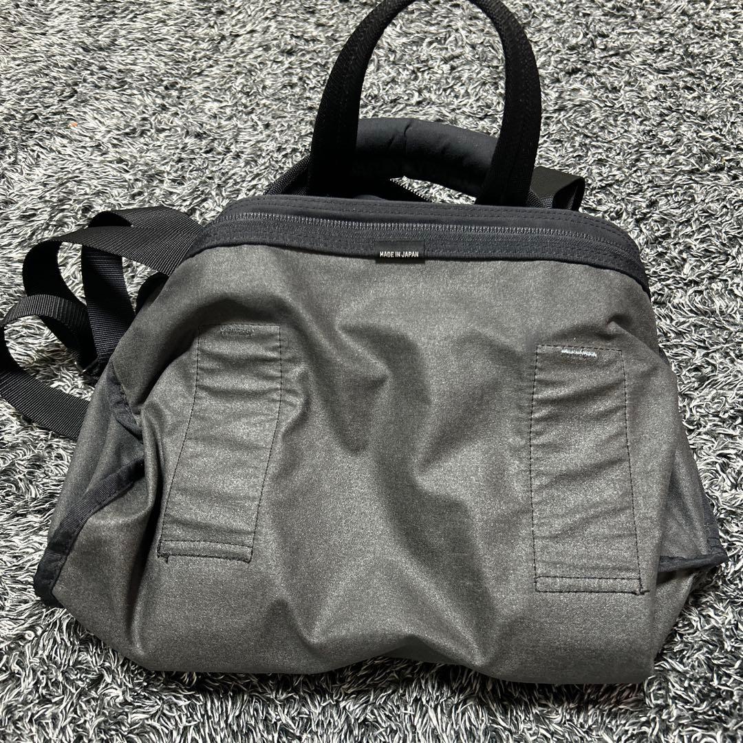 PORTER ポーター ミニボストンバッグ ドラム型 ブラック ショルダー付き