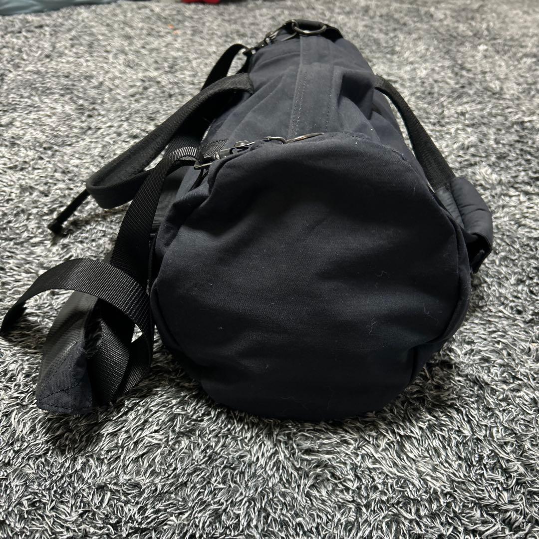 PORTER ポーター ミニボストンバッグ ドラム型 ブラック ショルダー付き