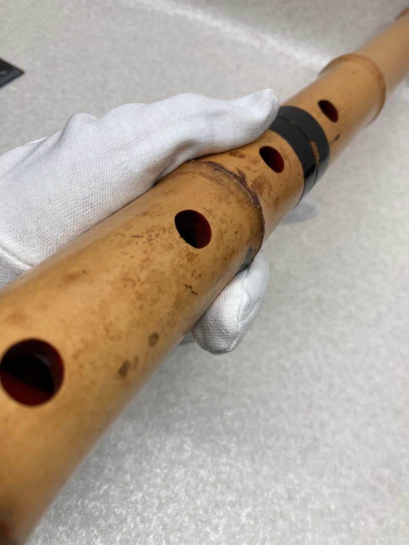 時代和楽器 友政 恕雲（如雲）作 尺八 晩年の銘 友政岳童