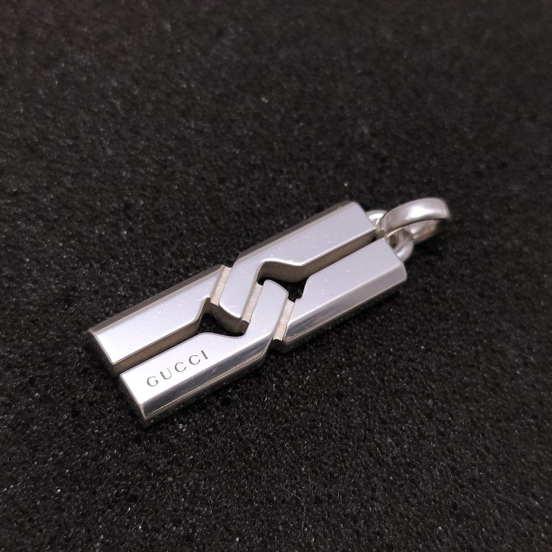グッチ ネックレス トップ ノット インフィニティ シルバー 925