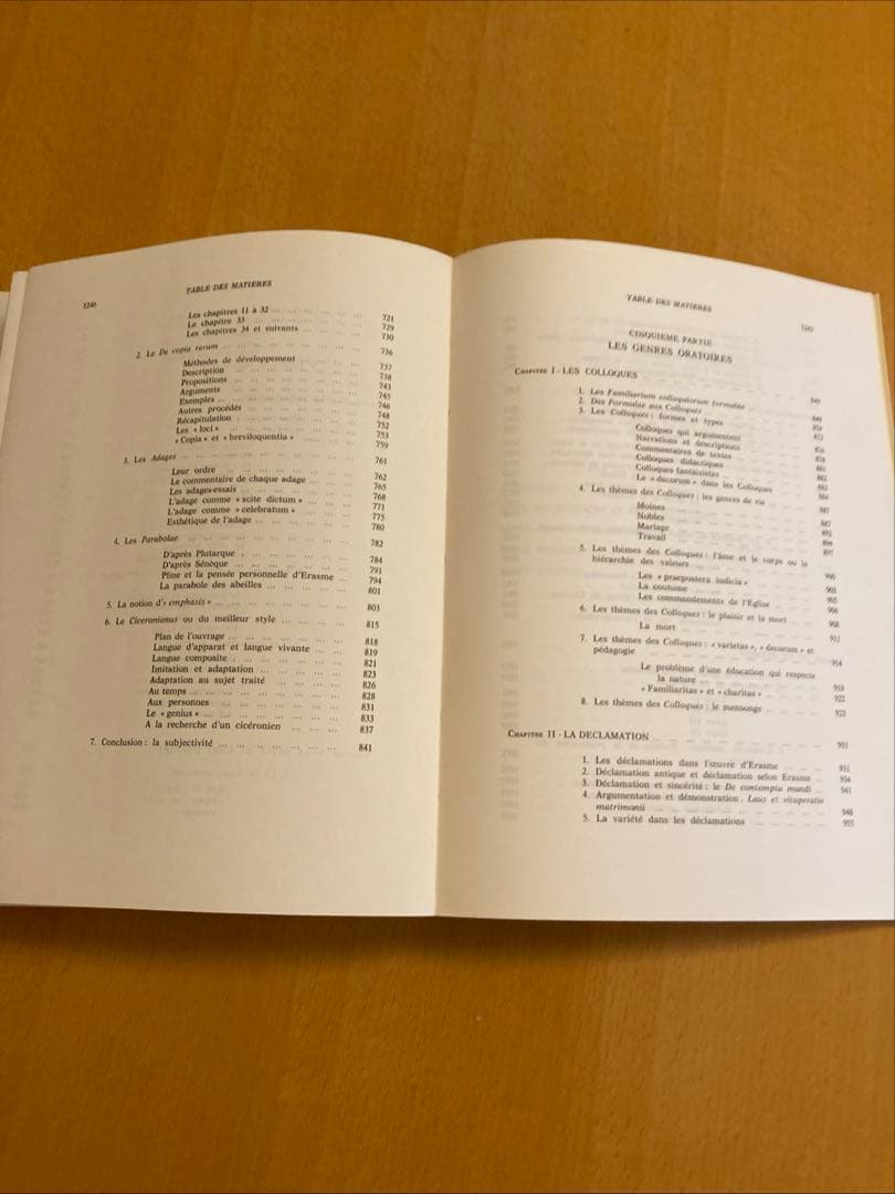 フランス語「エラスムスにおける文法と修辞学」全2巻