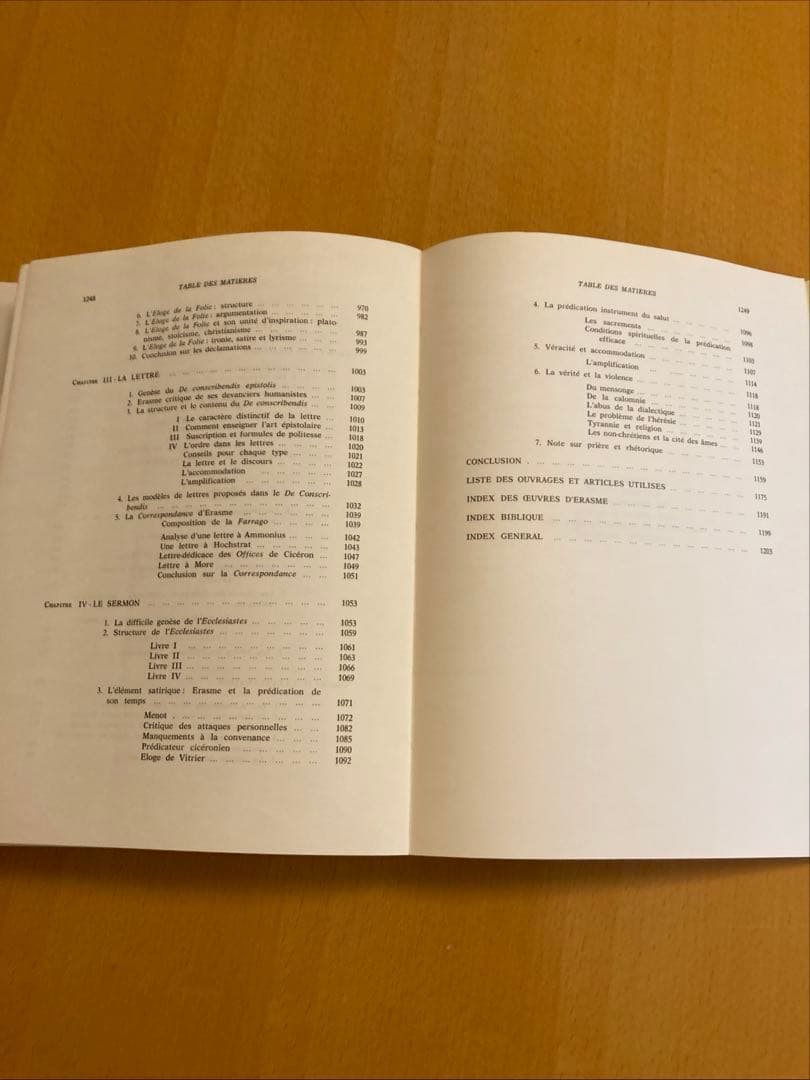 フランス語「エラスムスにおける文法と修辞学」全2巻