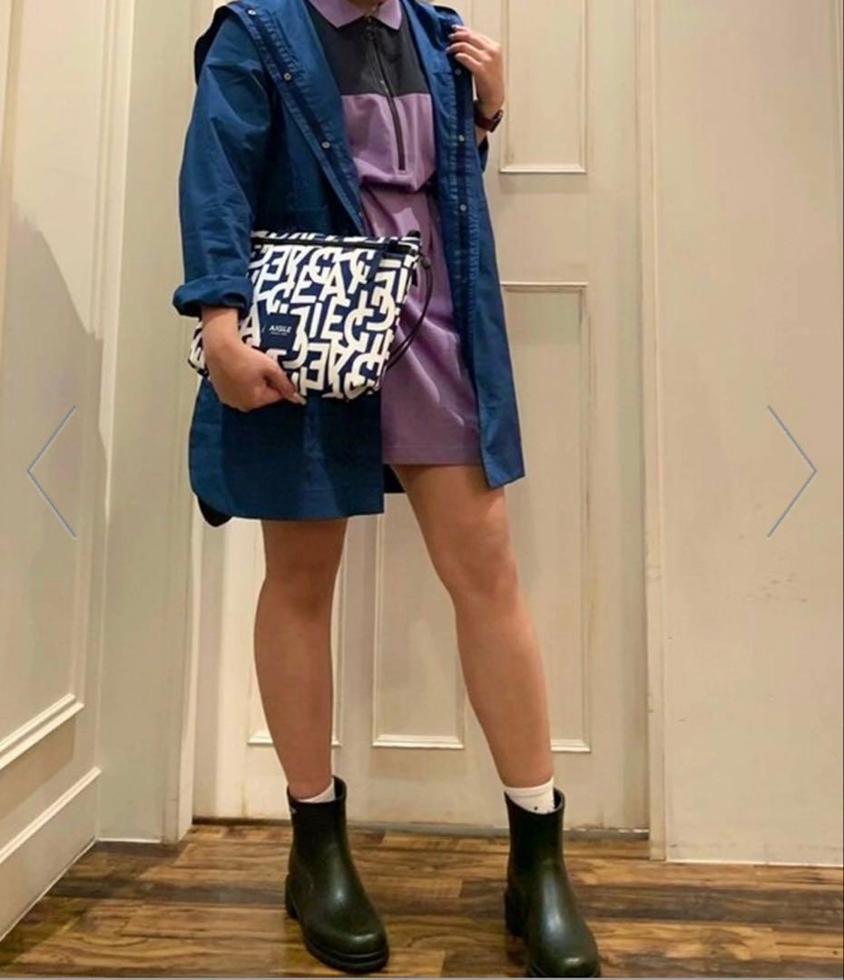 AIGLE エーグル　フルフィール　ラバーブーツ　ロー　黒　24cm