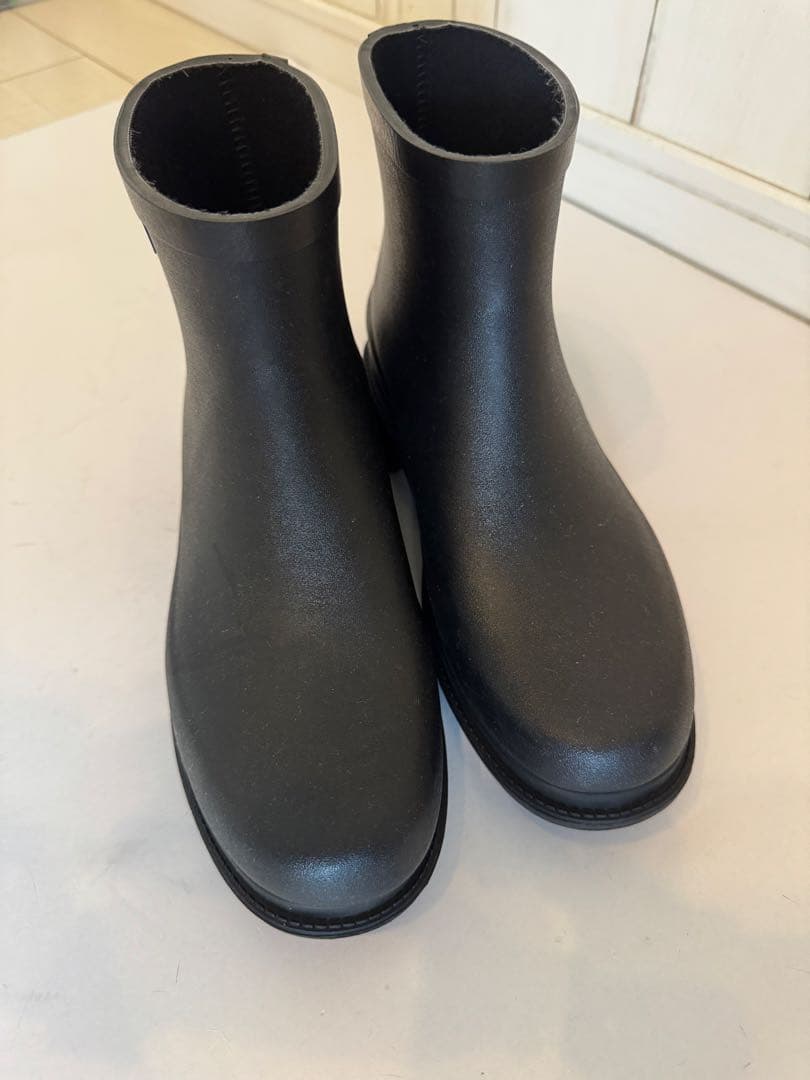 AIGLE エーグル　フルフィール　ラバーブーツ　ロー　黒　24cm
