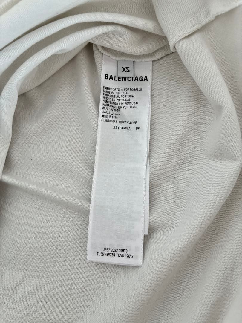 BALENCIAGA バレンシアガ Tシャツ カレッジロゴプリント