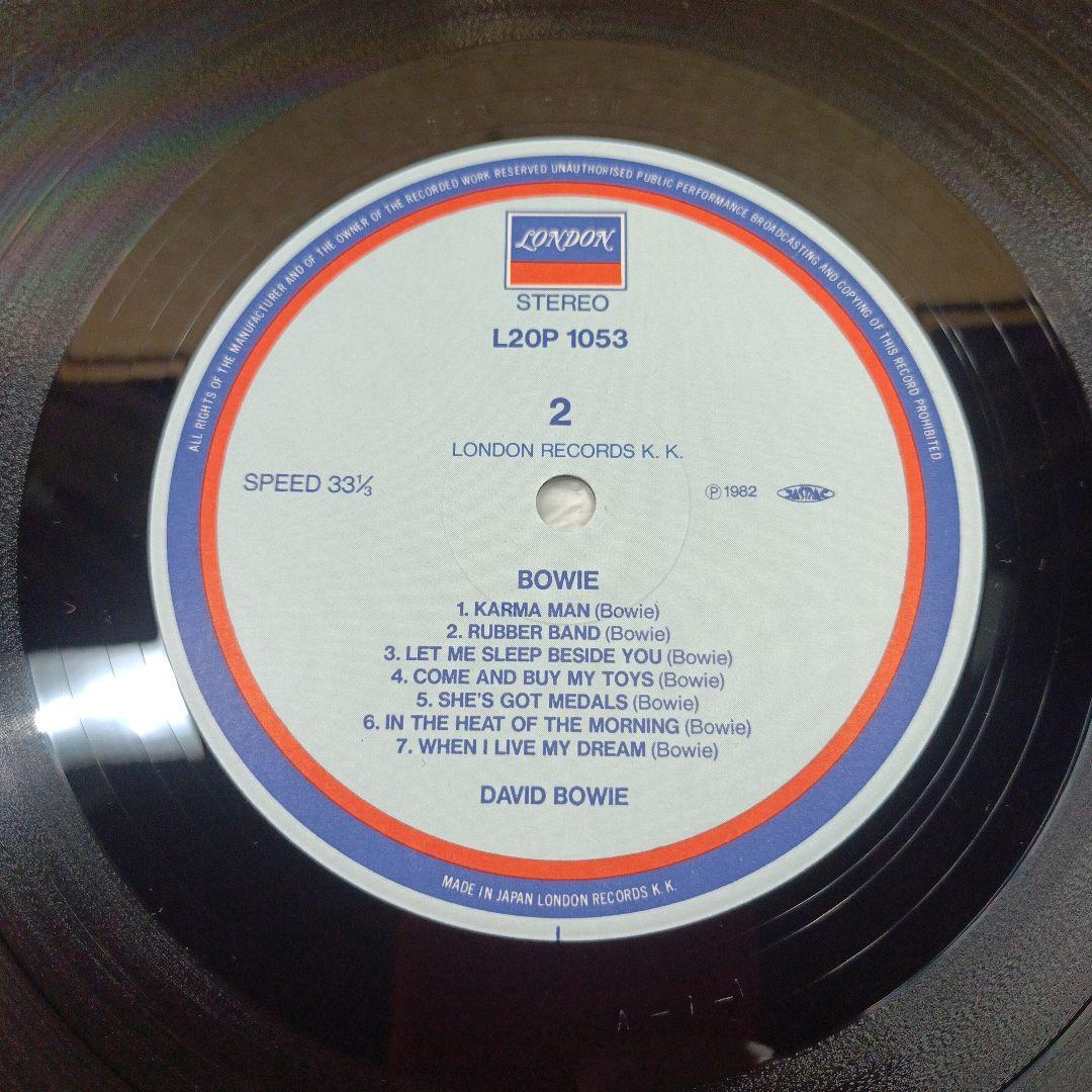 【希少・美品】デヴィッド・ボウイ ボウイ レコード