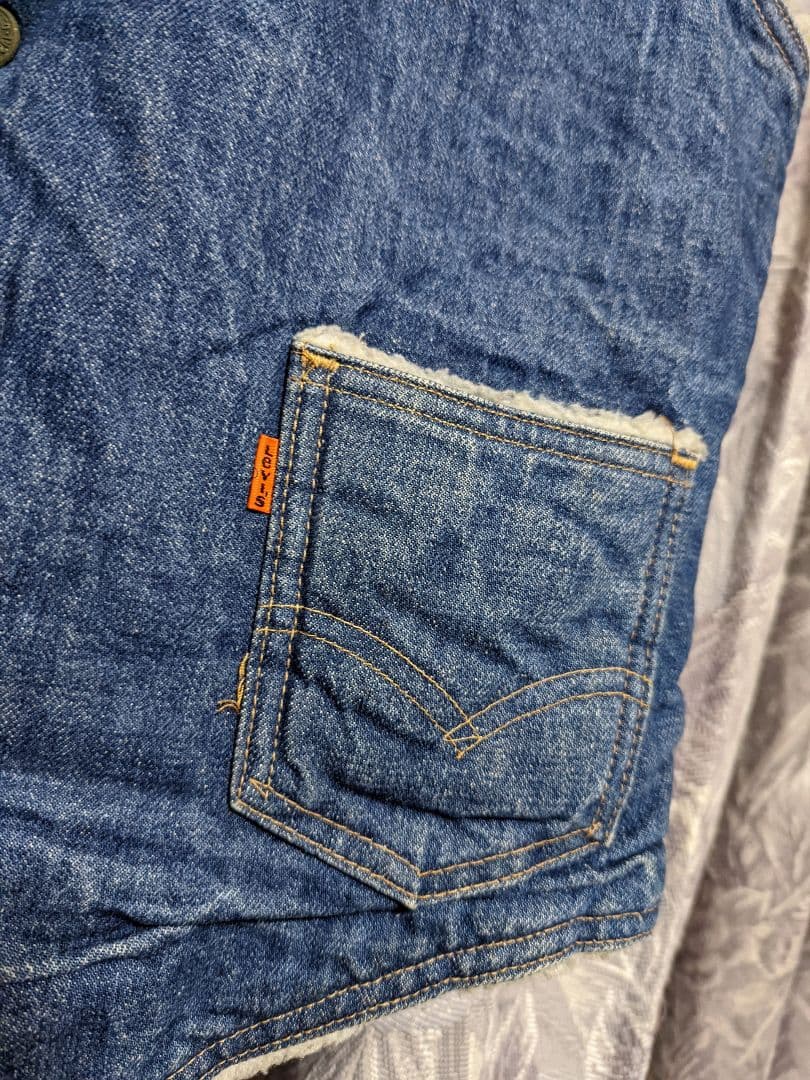 Levi'sボアデニムベスト
