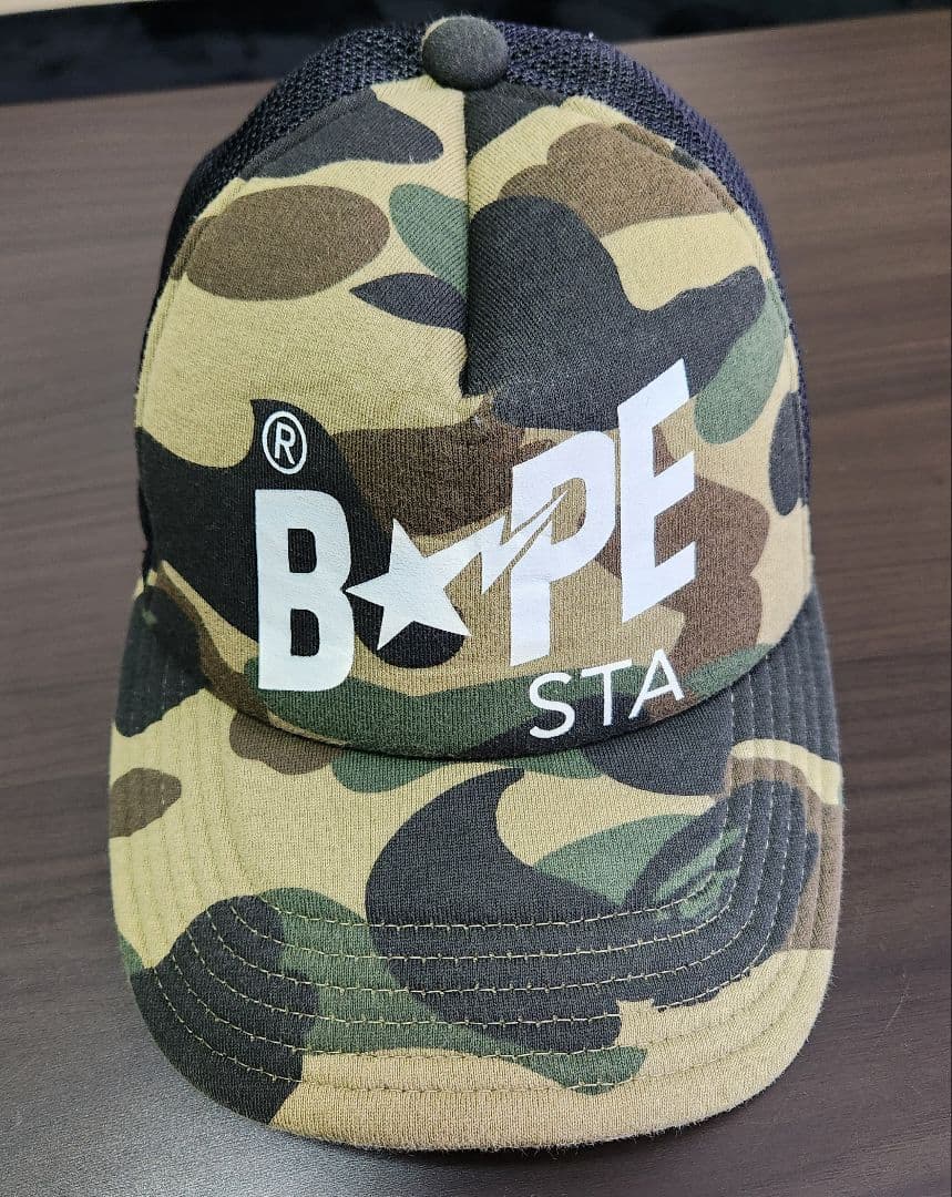 a bathing ape ア ベイシング エイプ メッシュキャップ
