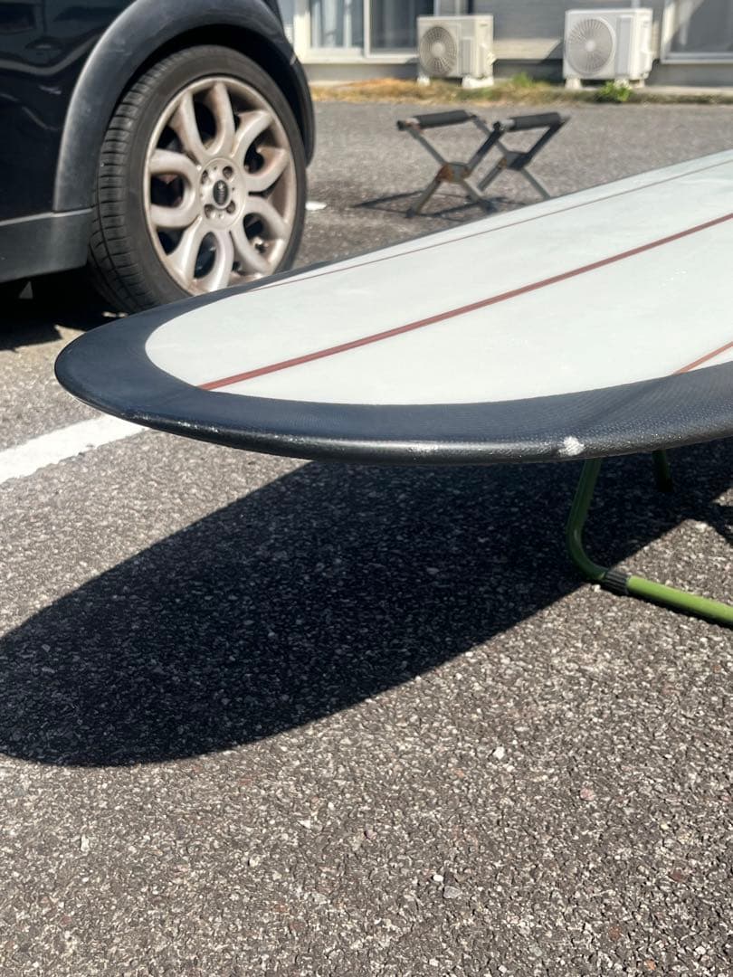 エルモアサーフボード SAM'S CLUB 9'7ft グラスオン仕様 美品