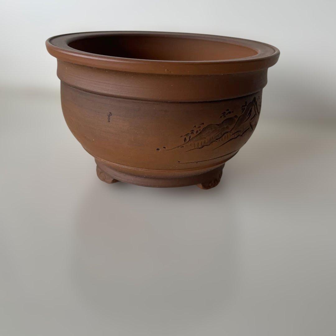 盆栽鉢　常滑焼　美芸