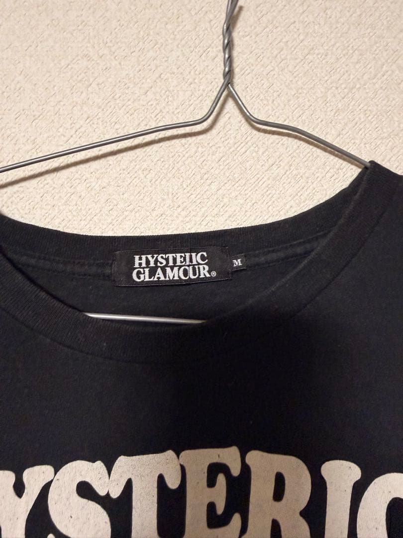 HYSTERIC GLAMOUR ブラックTシャツ Mサイズ