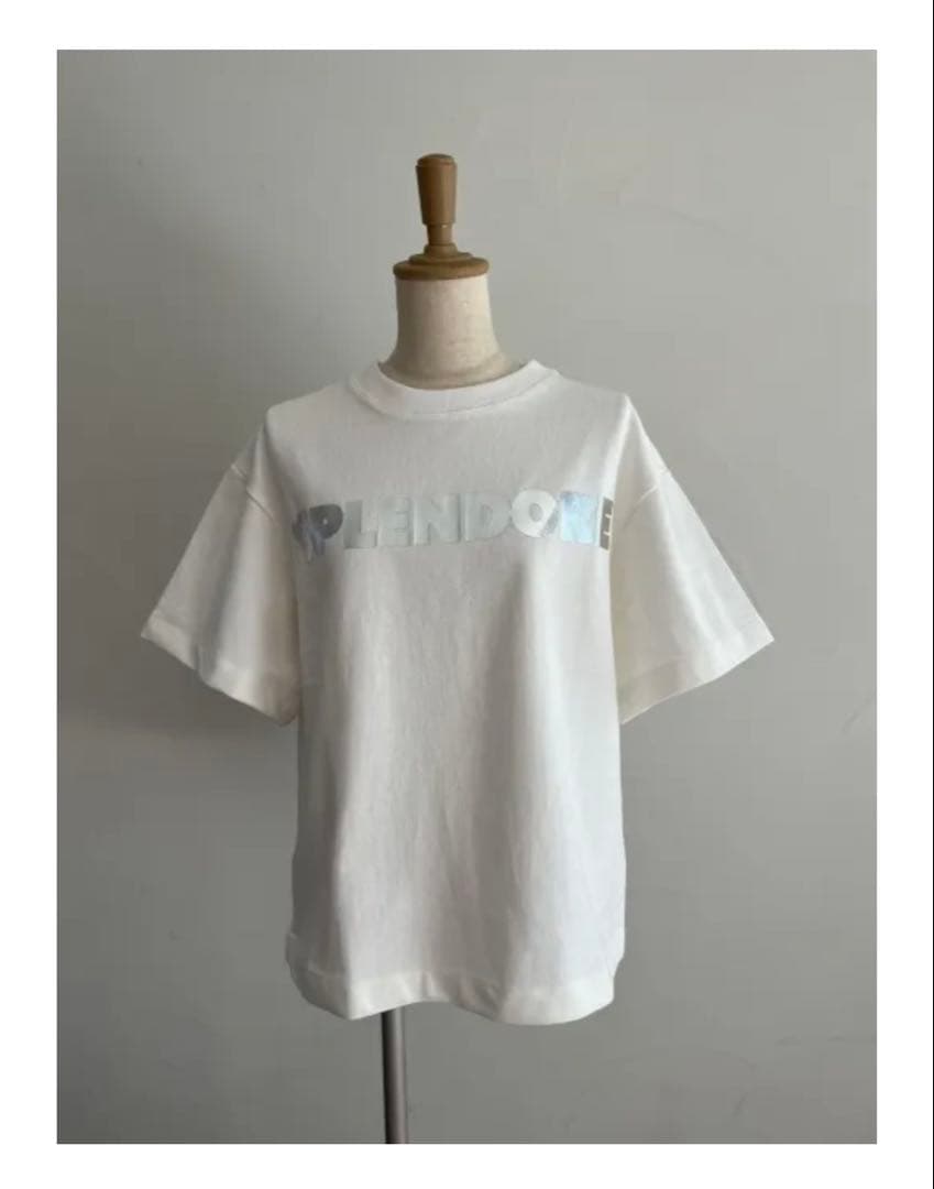 【新品未使用品】JULY NINE WHITE*SILVER LOGO-T
