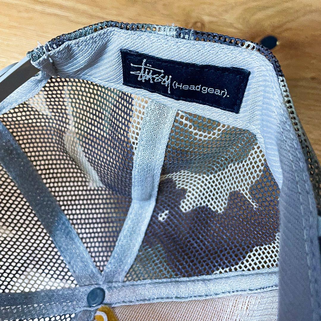 vintage 激レア　未使用　stussy ステューシー　メッシュキャップ