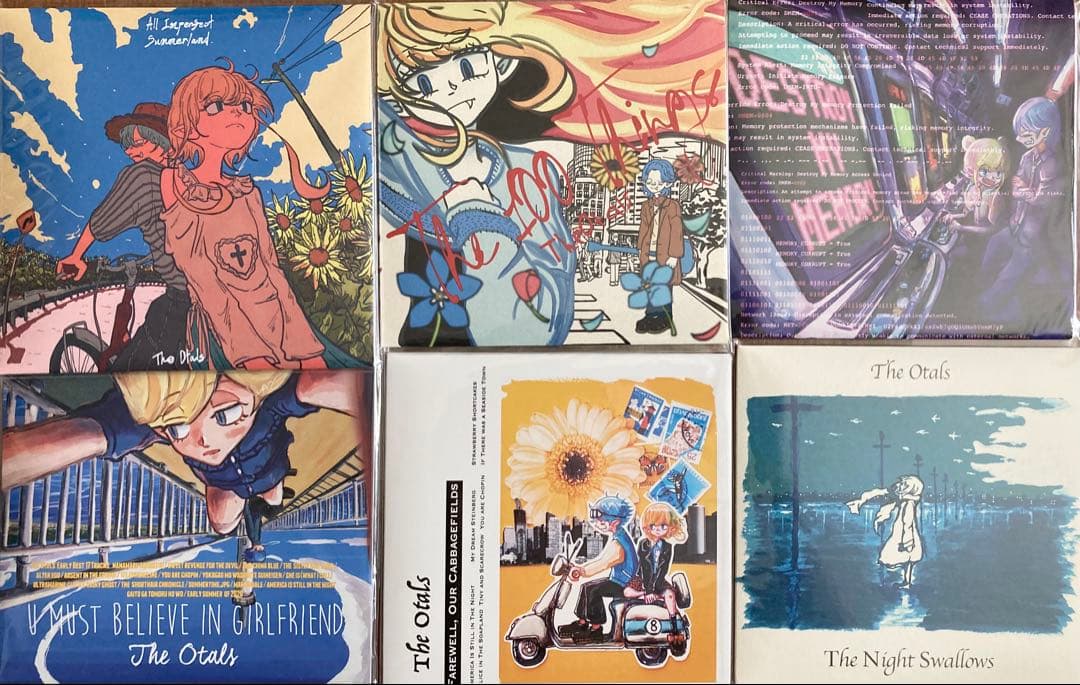 The Otals / 最新アルバム含むCD6枚セット /直筆イラストカード付き