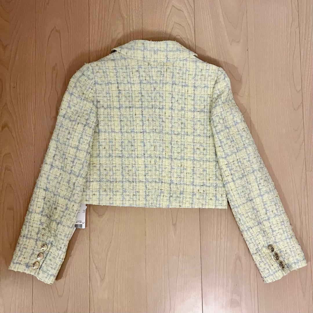 【タグ付き新品】SNIDEL  スナイデル バリエツイードジャケット イエロー