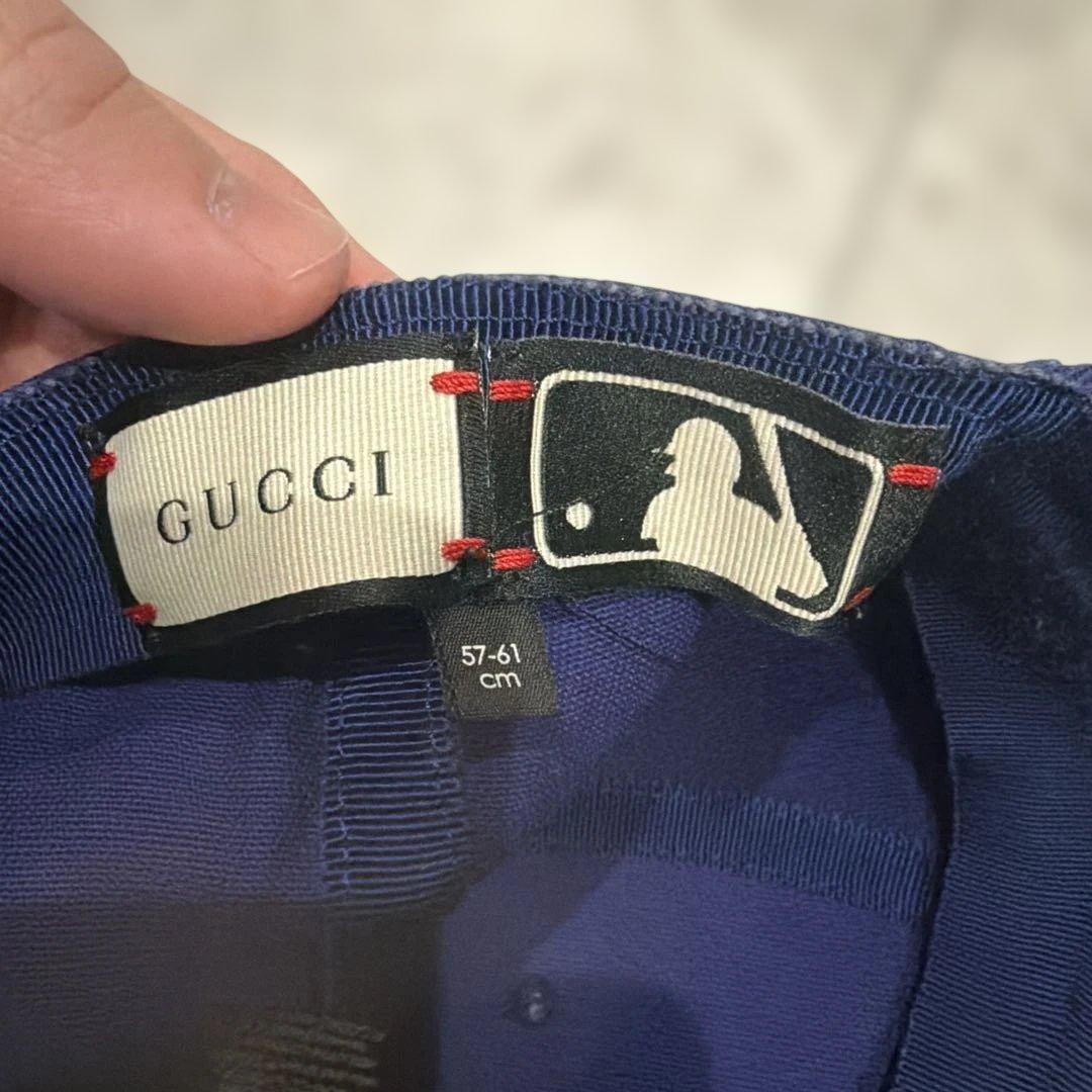 GUCCI ニューヨーク・ヤンキース NY ベースボールキャップ