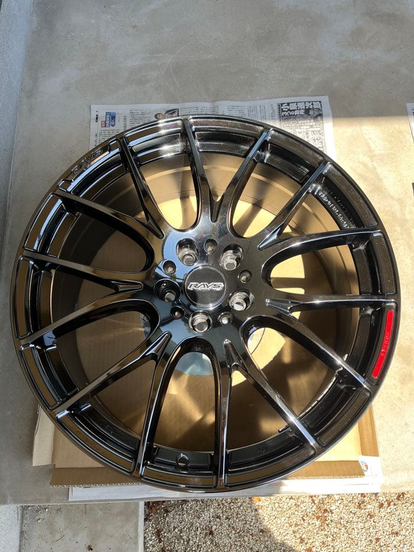 レイズホムラ2×7 JETBKEDITION 20x8.5J+45美品バラ売り