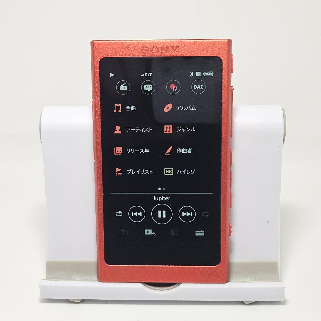 美品 WALKMAN NW-A35 16GB シナバーレッド ハイレゾ 本体