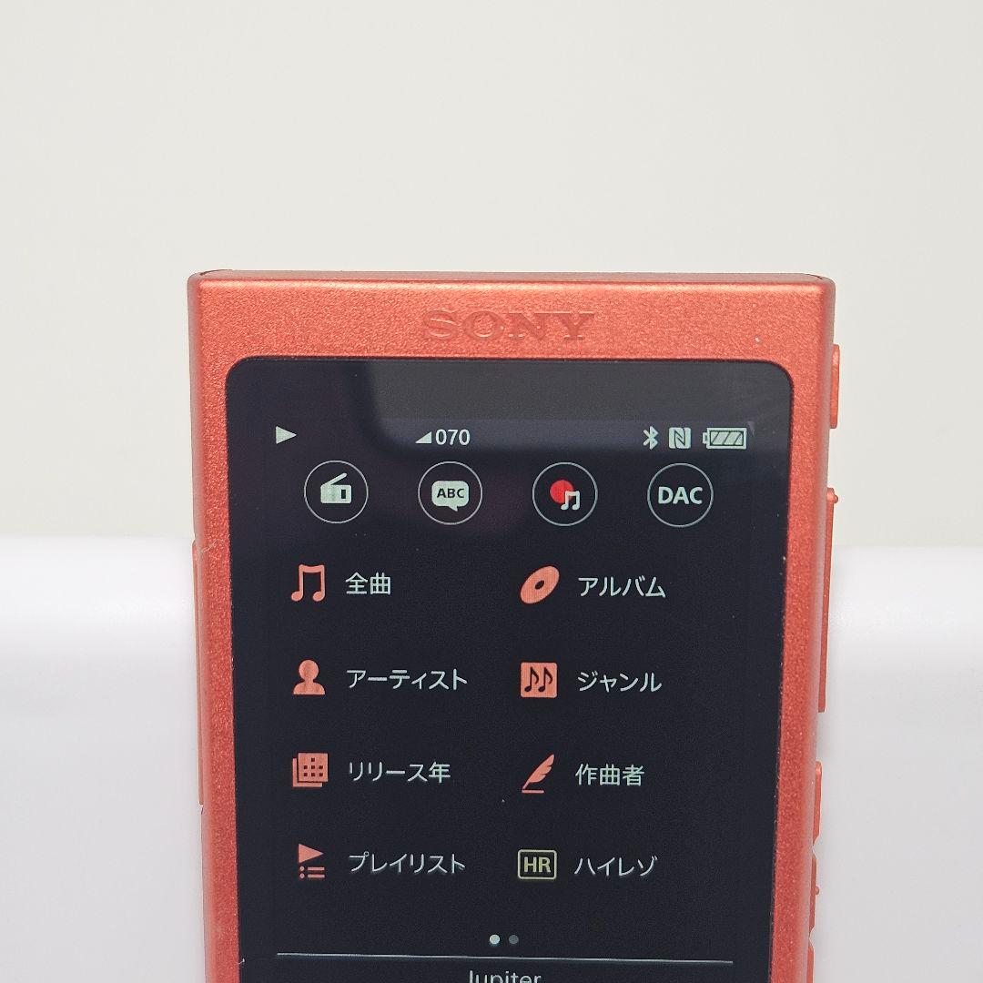 美品 WALKMAN NW-A35 16GB シナバーレッド ハイレゾ 本体