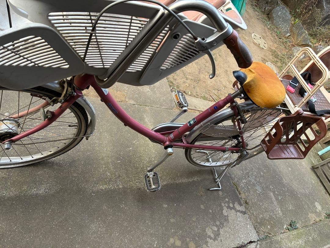 ナカタダ　3人乗り自転車　子供乗せ自転車　修理必要なジャンク