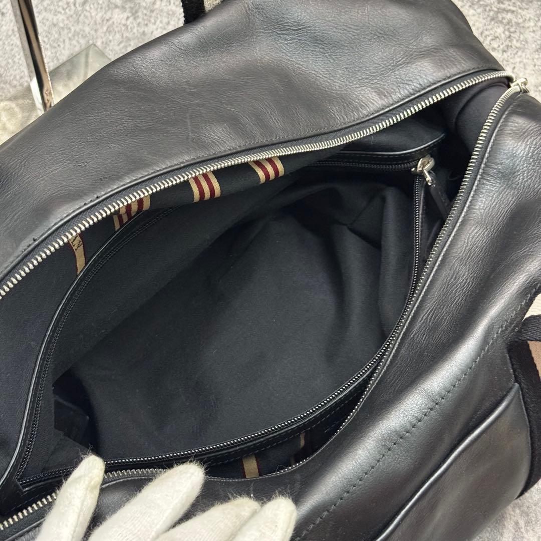 美品✨Bally ボストンバッグ トレスポ 2way 大容量 ショルダー レザー