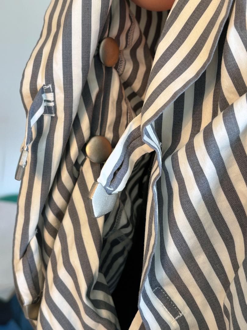 ISSEY MIYAKE ストライプ スプリング ジャケット