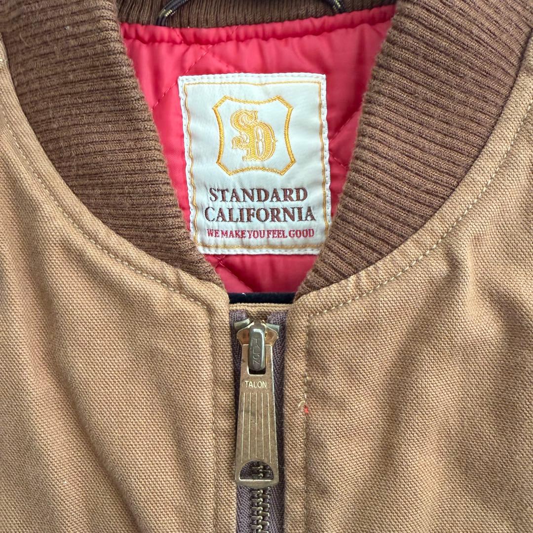 STANDARD CALIFORNIA ダックベスト ブラウン M 　希少モデル