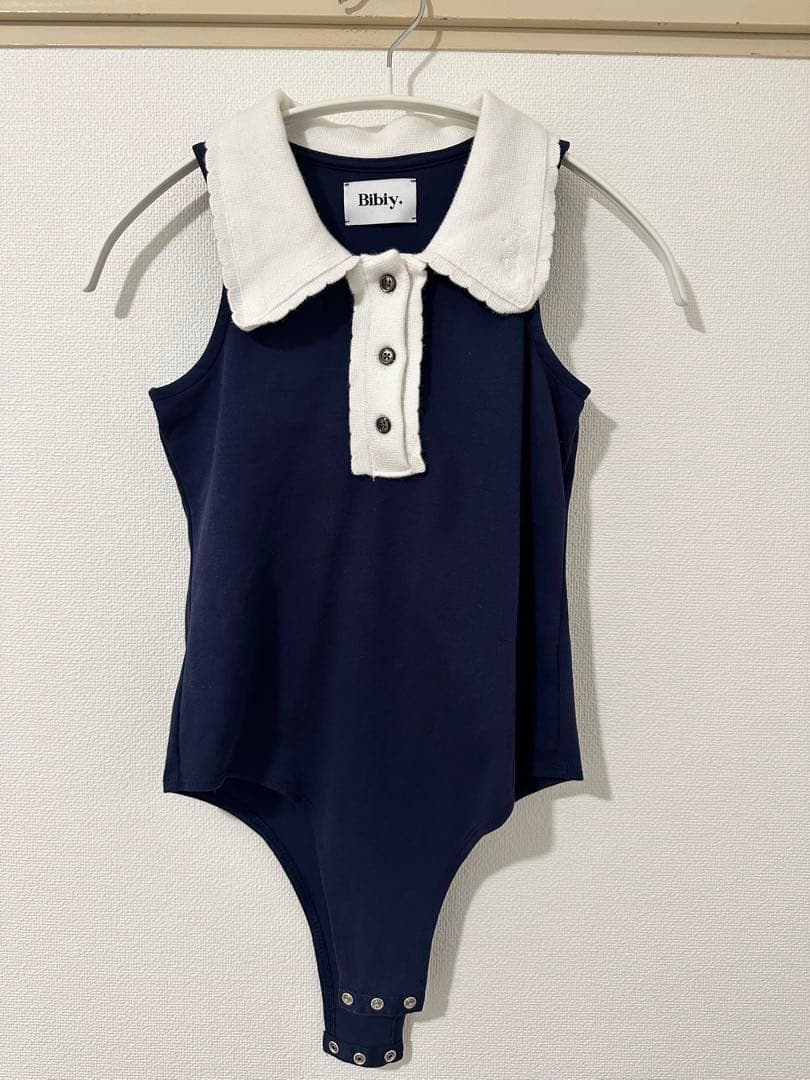 Bibiy. BUNNIE BODYSUIT NAVY ネイビー