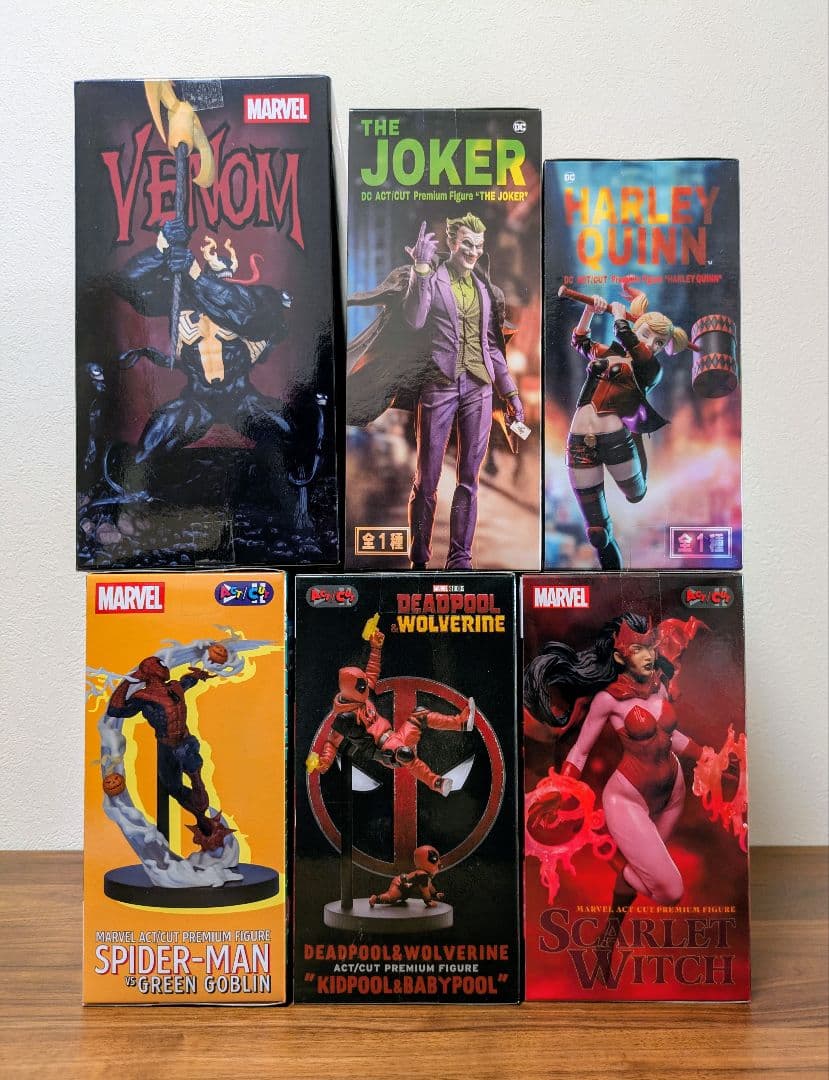 MARVEL マーベル　DC フィギュアまとめ売り　計6個セット