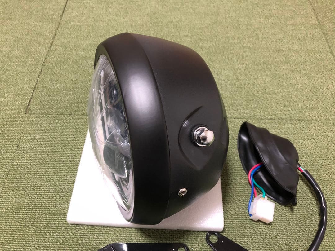 LEDヘッドライト&取付径41mmステーセット！
